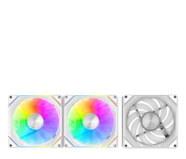 DarkFlash Gauss G24 White Triple Pack 3x120mm - 1339442 - zdjęcie 2